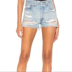 Levi 501 denim shorts